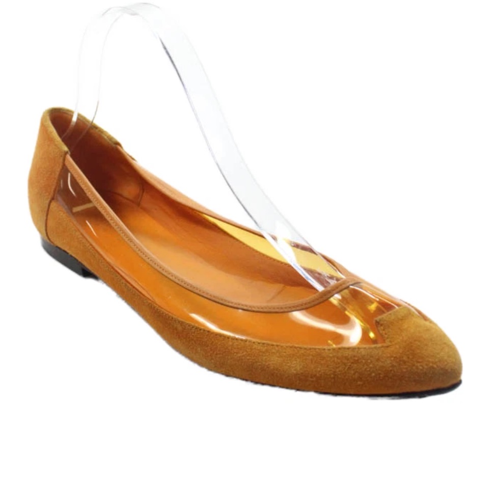 Bottega Veneta Womens Slip-On Flats Orange Size 9